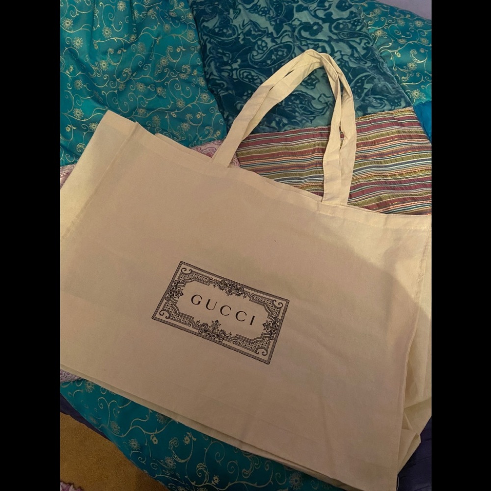 Gucci linen bag
